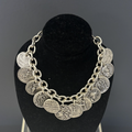 Aurelia Greek Coin Statement Bracelet