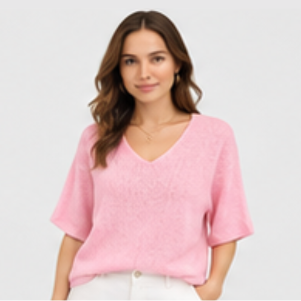 Cloudline Alpaca Blend V-Neck Sweater