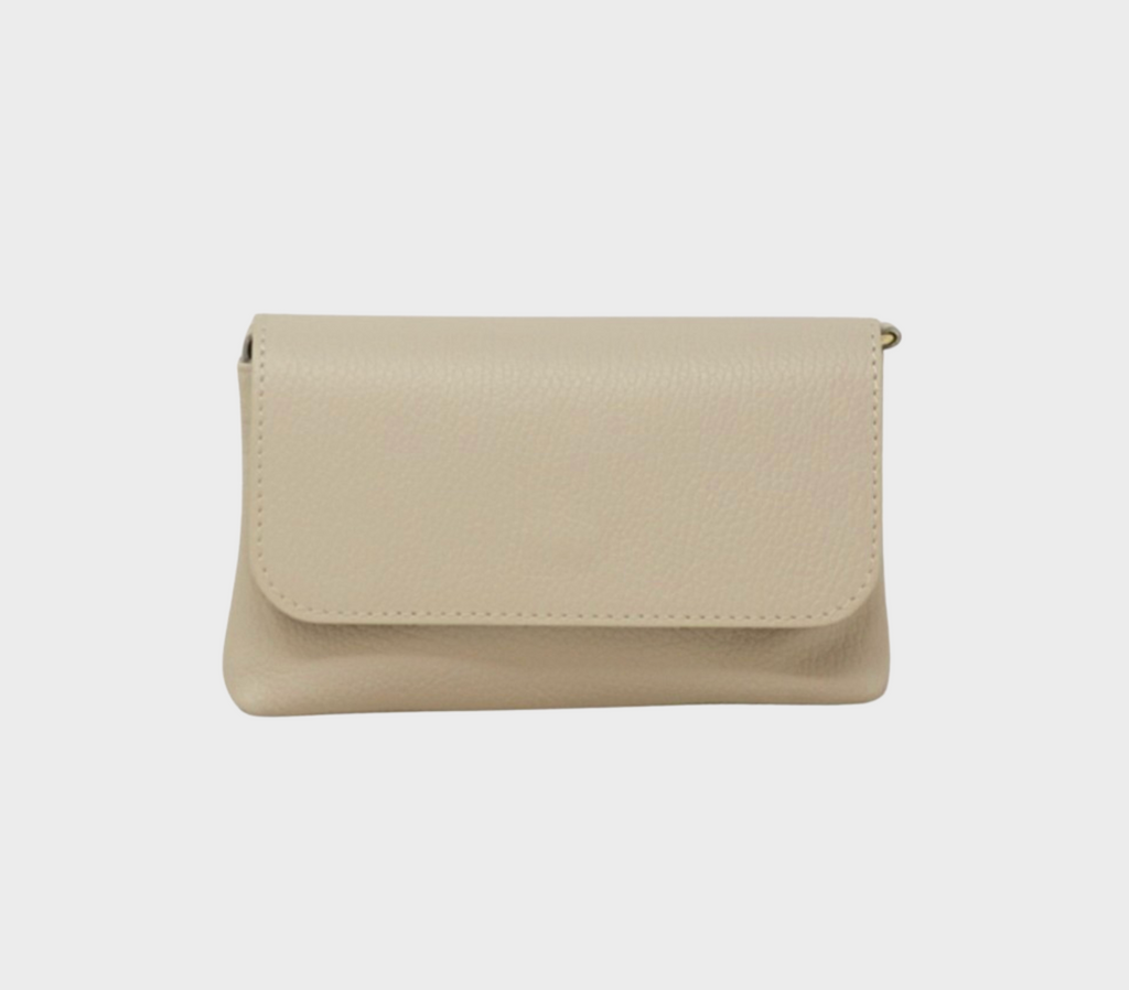 Milano Italian Leather Convertible Crossbody Bag