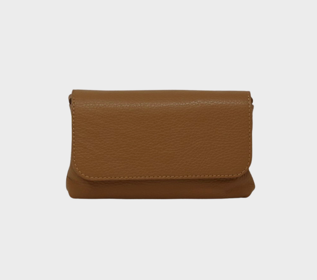 Milano Italian Leather Convertible Crossbody Bag