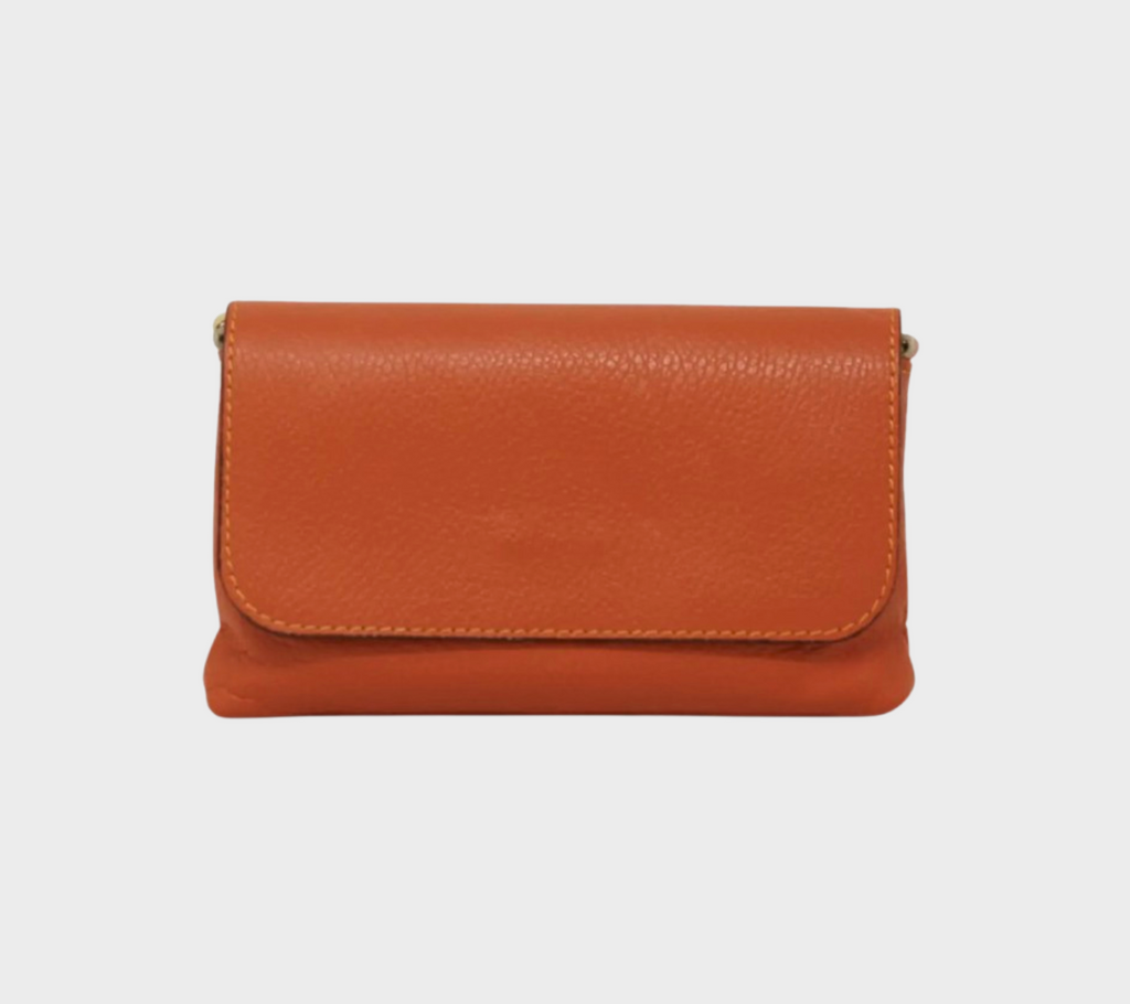 Milano Italian Leather Convertible Crossbody Bag