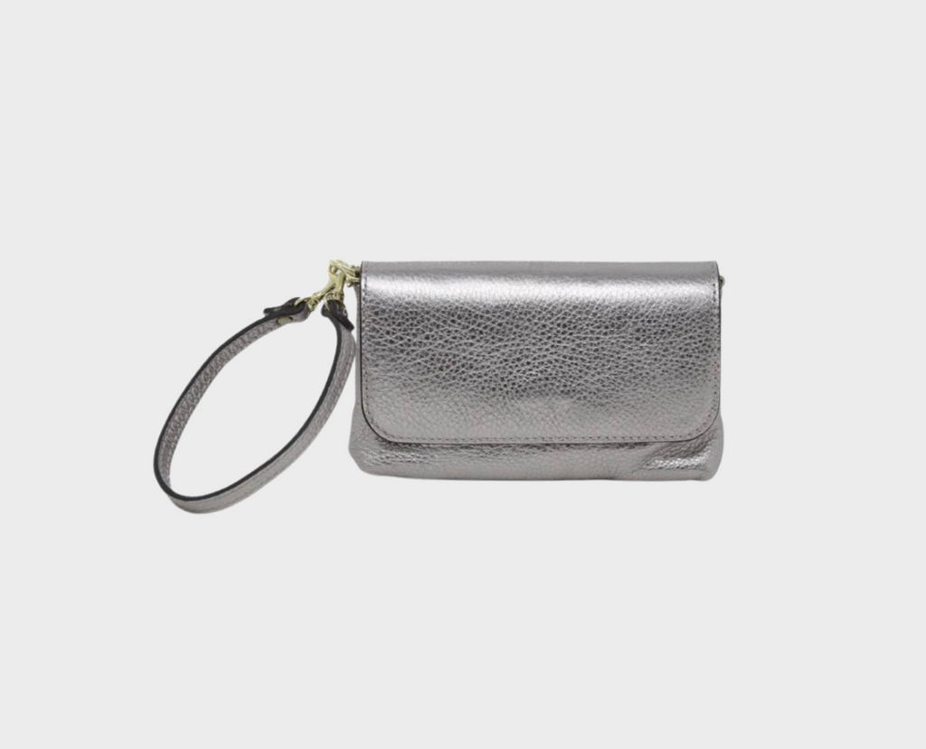 Milano Italian Leather Convertible Crossbody Bag